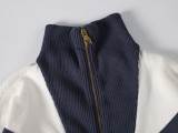 Burberry Ink Splash Dye Letter Pocket Crewneck Sweatshirt 2509017