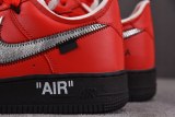 NIKE Air Force 1 Custom Black/Red