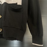Louis Vuitton New Season Patchwork Letter Logo Jacquard Casual Zip Cardigan Sweater 2509017