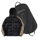 Gucci 20FW Reflective G Jacquard Stripe Down Jacket 2509023