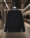 Hermes Color-Block Pocket Long-Sleeve Knit Polo Shirt 2509023