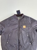 Louis Vuitton 25 New Reversible Bark Pattern Logo Padded Jacket 2509023