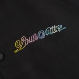 Louis Vuitton 25SS Four-Leaf Clover Rhinestone Varsity Jacket 2509023