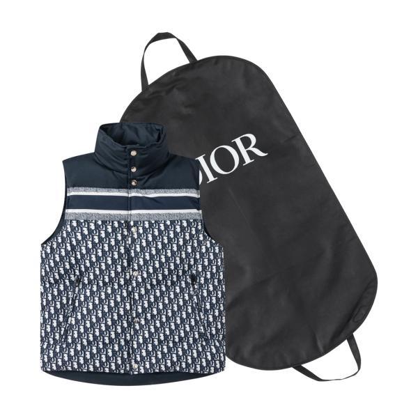 Dior 23FW Reversible All-Over Houndstooth Print Down Vest 2509023
