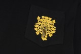 Chrome Hearts 25SS Lemon Yellow English Print Long-Sleeve Shirt 2509023