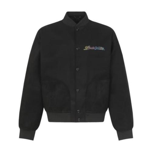 Louis Vuitton 25SS Four-Leaf Clover Rhinestone Varsity Jacket 2509023
