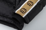 Gucci 20FW Reflective G Jacquard Stripe Down Jacket 2509023