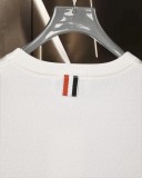 Thom Browne Classic Flame Jacquard Color-Block 4-Bar Stripe Wool Sweater 2509023