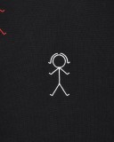 Thom Browne Classic Stick Figure Embroidery Color-Block 4-Bar Stripe Wool Sweater 2509023