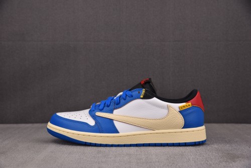 Union LA x Travis Scott x Air Jordan 1 low white blue Re