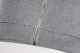 Burberry Check Panel Leather Logo Patch Hooded Sweatshirt 251015