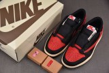 Travis Scott x Air Jordan 1 Retro Low OG Balck/Red