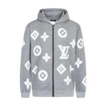 Louis Vuitton All-Over Burnout Terrycloth Embroidery Logo Hooded Sweatshirt 251015