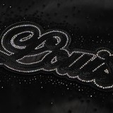 Louis Vuitton Rhinestone Silk Waistband Varsity Jacket 251023