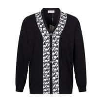 Dior Oblique Jacquard Knit Zip Cardigan Coat 251023