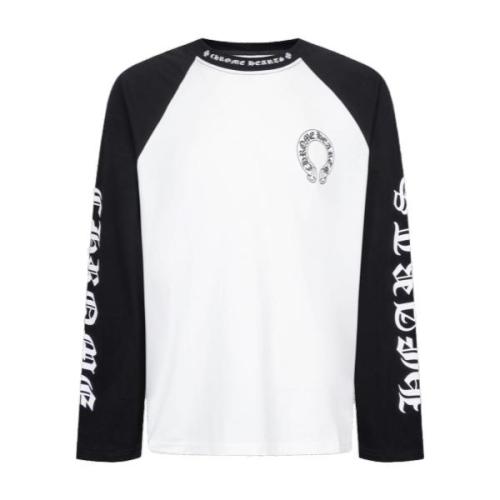 Chrome Hearts Horseshoe Arm Letter Long-Sleeve T-Shirt 251023