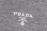 Prada Small Embroidered Logo Knit Jacket 251023