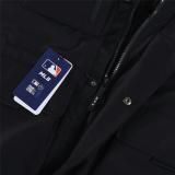 MLB New York Yankees Micro Logo Wool Sweater (Gen 2) / OEM Mid-Length Down Black Jacket 251023