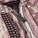 Louis Vuitton Jacquard Half-Zip Long-Sleeve Knit Shirt 251023