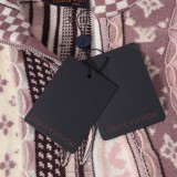 Louis Vuitton Jacquard Half-Zip Long-Sleeve Knit Shirt 251023