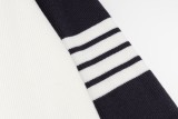 Thom Browne Split 4-Bar Stripe Knit Cardigan 251029