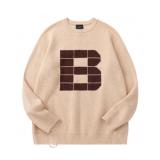 Balenciaga New Classic Jacquard Distressed Wool Sweater 251029