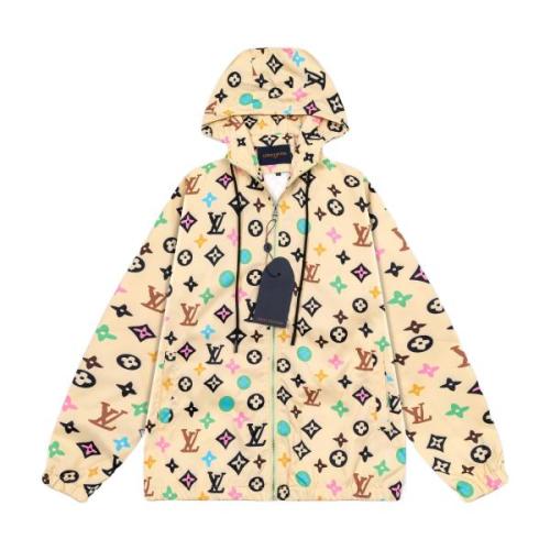 Louis Vuitton 2025 FW New Hooded Windbreaker Jacket Yellow 251106
