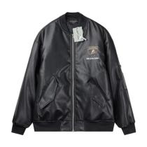 Balenciaga BLCG 25FW Lamborghini Co-branded Embroidery Varsity Leather Jacket 251106