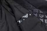 Louis Vuitton 2025 FW New Hooded Windbreaker Jacket Black 251106