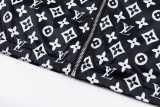 Louis Vuitton 2025 FW New Hooded Windbreaker Jacket Black 251106