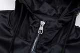 Louis Vuitton 2025 FW New Hooded Windbreaker Jacket Black 251106