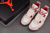 Jordan 4 Retro Pale Ivory Sierra Red (Women's)