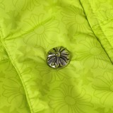 Chrome Hearts Silver Button Subtle Jacquard Down Vest