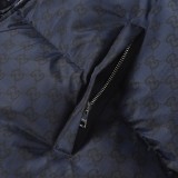 Gucci 25 Fall/Winter Gradient All-Over Print Zip-Up Cotton Down Jacket