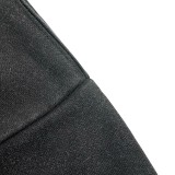 Balenciaga Embroidered Front and Back Logo Hooded Sweatshirt