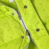 Chrome Hearts Silver Button Subtle Jacquard Down Vest