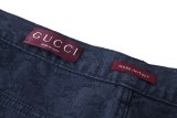 Gucci Tonal Jacquard Gradient Denim Jeans 251119