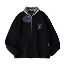 Louis Vuitton 2025 New Check Collar Appliqué Knit Jacket 251119