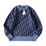 Dior Oblique Contrast Jacquard Wool Sweater 251119
