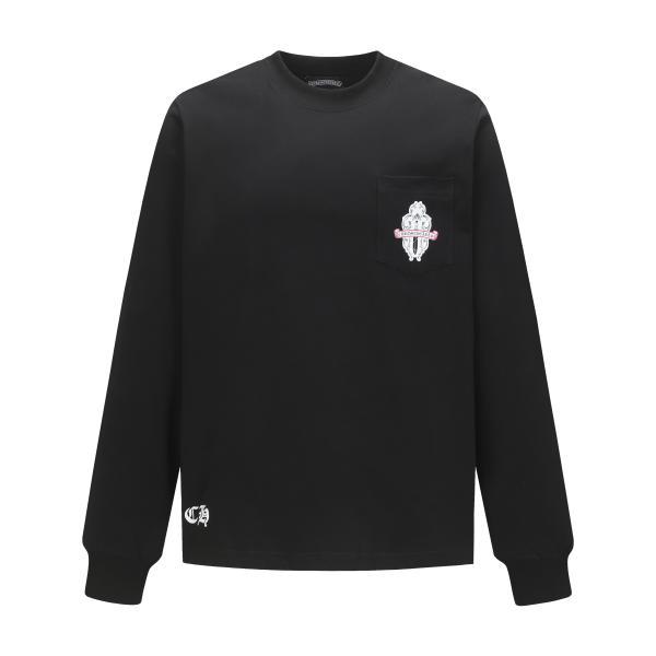 Chrome Hearts Green Dagger Print Long-Sleeve 251119
