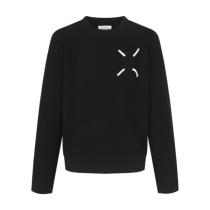 MM6 Maison Margiela Four-Point Logo Round Neck Sweater 251126