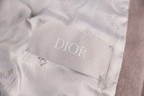 Dior Suede & Leather Sleeve Friend Embroidery Baseball Jacket 251204