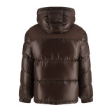 Burberry Chest Embroidery Puffer Jacket (Brown) 251204