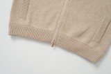Miu Miu 25FW Wool Zip-Up Cardigan Jacket 251204