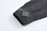 Louis Vuitton 25SS Cuff Jacquard Round Neck Sweater (Grey) 251204