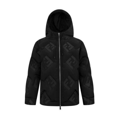 Fendi Embossed FF Nylon Puffer Jacket 251204
