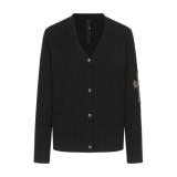 Chanel Appliqué Leopard Print Label Knit Cardigan Sweater
