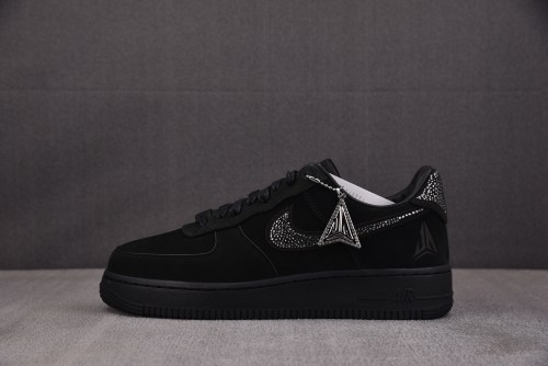 Ja Morant x Swarovski x Nike Air Force 1 Black
