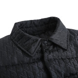 Dior 25FW All-Over Print Jacquard Lapel Down Jacket