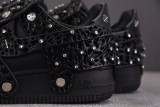 Nike Air Force 1 Low Swarovski Retroreflective Crystals Black (Women's)